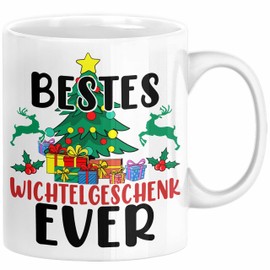 Trendation - Secret Santa Gift for Women Colleagues Gift Secret Santa Christmas Best Secret Santa Gift Ever Scrap Gnomes (White)