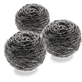 Jemako Professional Stainless Steel Spiral for Cleaning Pans, Pots, Cooking Grates and Much More (Pack of 3)