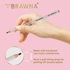 BRAWNA 6 Pcs Brow Pro Peel Off Pencils with 1