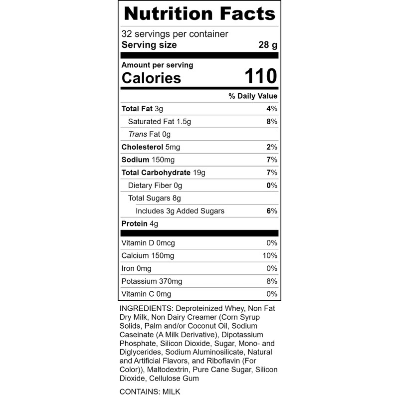 Brickhouse Frothy Milk Topping (Soluble Milk), 2lb Bag