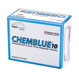 CHEMBLUE 10 Tire Repair Unit, Radial Passenger Tire Repair Patch for Punctures and Section Injuries, 12117CH (2-1/8 x 2-13/16-Inches), (Box of 20)