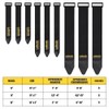 LuBanSir Cinch Straps, Assorted 9 Pack（6“/9”/12“） Super-Stretch Storage Straps Fit