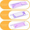 Rulyyo Ergonomic Computer Keyboard Stand - 17 Inch Clear Acrylic