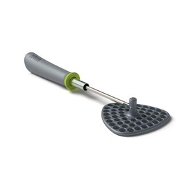 Joseph Joseph Delta Folding Nylon head, Space Saving Potato Masher, Grey/Green