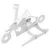 Stainless Steel Chicken Stand Removable Portable MotorcycleShape BBQ Roaster Stand