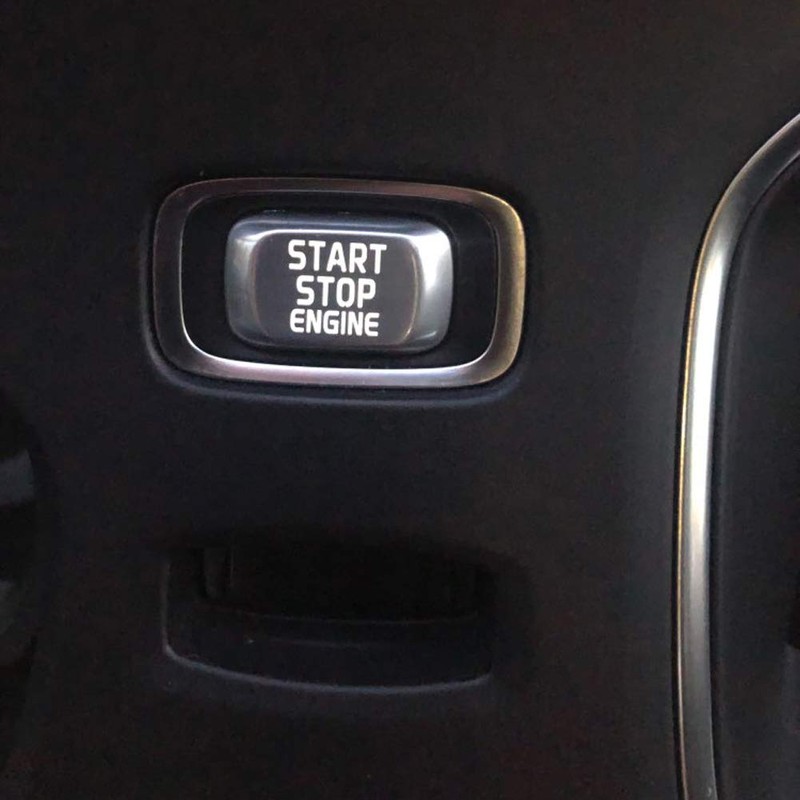Angelguoguo Start Stop Engine Switch Button Decoration Cover Modifications for