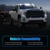LUDARM LED Cab Roof Light Compatible with Silverado Sierra 2500HD