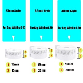 Silicone Seal Strip,Weather Stripping for Door or Window,Weatherproof Soundproof Self Adhesive Door Strip Bottom, Door Draft Stopper Silicone Strip Tape (White Length 16.5 Feet Width 35mm)