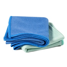 Superio Microfiber Glass Cleaning Cloth, Mirror & Window Miracle Cloth Lint & Streak Free, Washable, Large Eco-Friendly for Electronics, Cars, Tv Screens, Glasses...