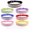 Dazzling Sparkling Crystal Rhinestone Adjustable Dog Collar Puppy Cat Pet