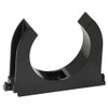SOMA Plastic Pipe Clip Black 50mm Pack of 9 Clamp
