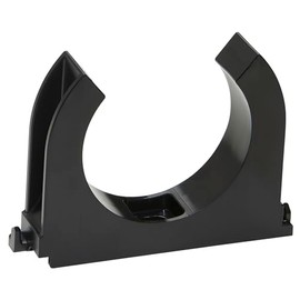 SOMA Plastic Pipe Clip Black 50mm Pack of 9 Clamp Pipe Clamp