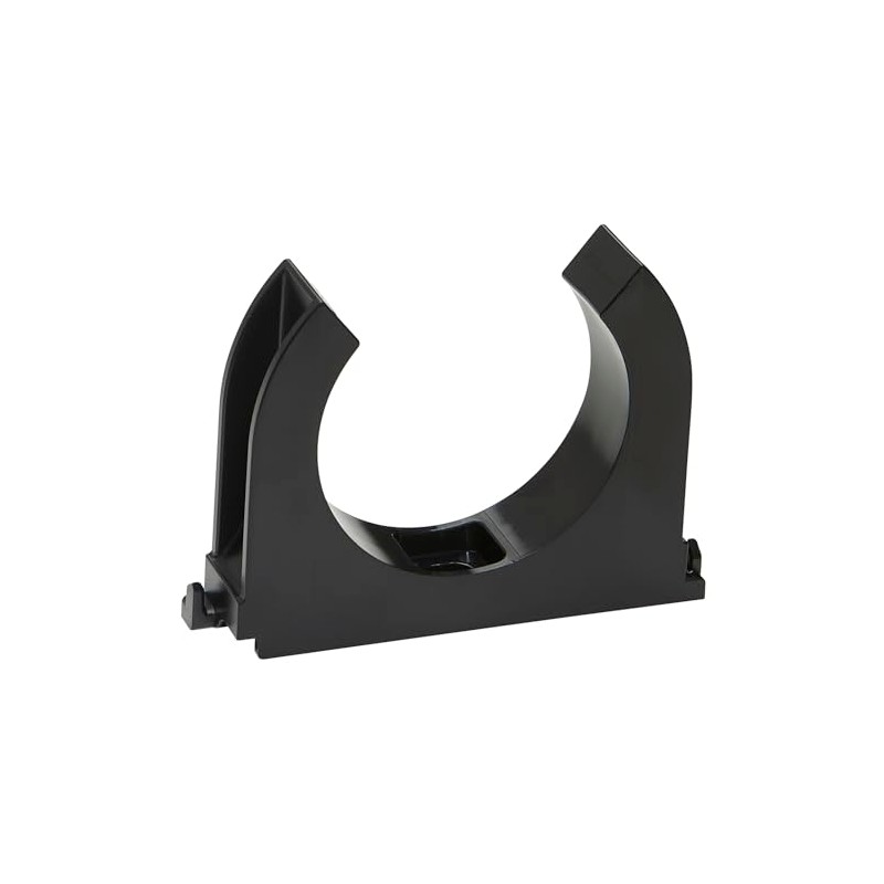 SOMA Plastic Pipe Clip Black 50mm Pack of 9 Clamp