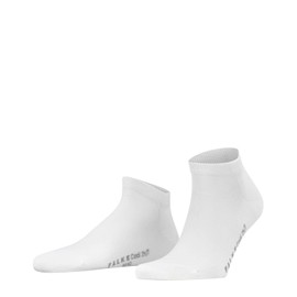 FALKE Men's Cool 24/7 M Sn Cotton Low-Cut Plain 1 Pair Trainer Socks, White 2000, 11.5-12.5