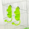2pcs Plastic Pet Bird Cuttlebone Holder Food Holder, Cuddle Bone