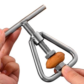 Metal Nut Cracker Tool Nutcracker Kitchen Tool Stainless Steel Pecan Cracker Nutcracker Tool for All Sorts of Nuts