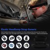 Elastic Headlamp Strap Replacement Headband, fit for Most Headlamps Black