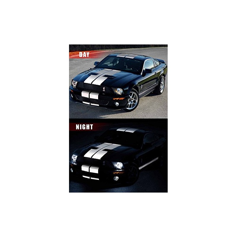 VViViD Reflective Gloss Silver White Vinyl Car Wrap Film DIY