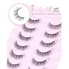 Onlyall Wispy Lashes Natural Look Short Eyelashes Lite Volume False