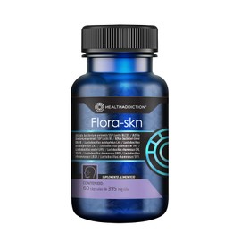 HEALTHADDICTION - Probióticos para Piel Flora-SKN Salud Cutánea y Digestiva 60 Cápsulas                                                               