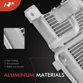 A-Premium Air Conditioning A/C Condenser Compatible with Kia Stinger 2018-2021 2.0L 3.3L, Stinger 2022-2023 3.3L & Genesis G70 2019-2021, Replace# KI3030151