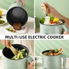 Aoresac Electric Pot 1.7L Non-stick Ramen Cooker Automatic Insulation/Timing for