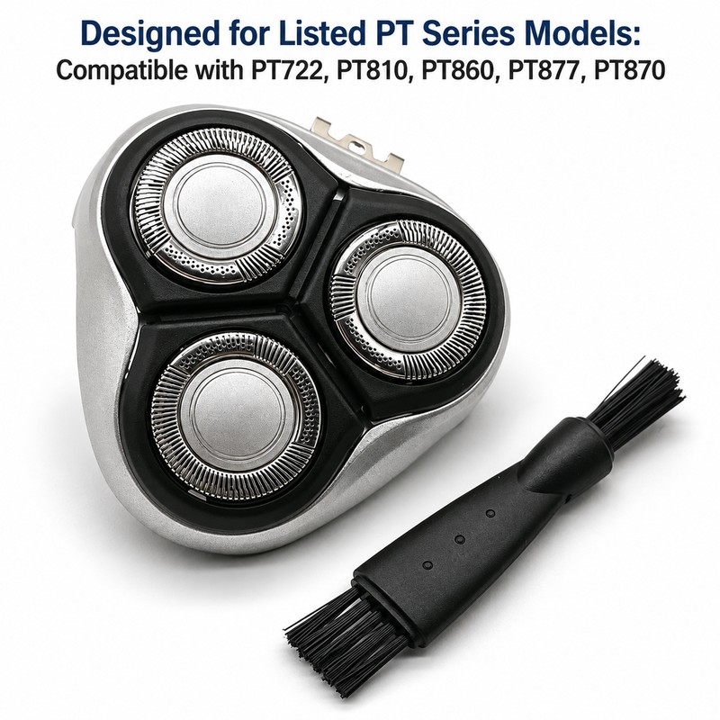 HQ8 Replacement Shaver Head for Compatible PT Series Razors –