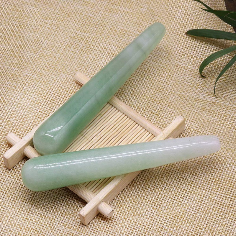SUPVOX Jade Massage Rod Trigger Point Massager Guasha Massage Jade