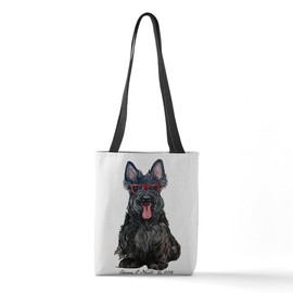 CafePress Summer Scottie 13"x13" Reusable Grocery Shopping Sling Tote Bag