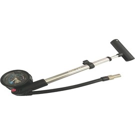 Beto SP-002AGN Alloy Bike Shock Pump with Gauge, Silver