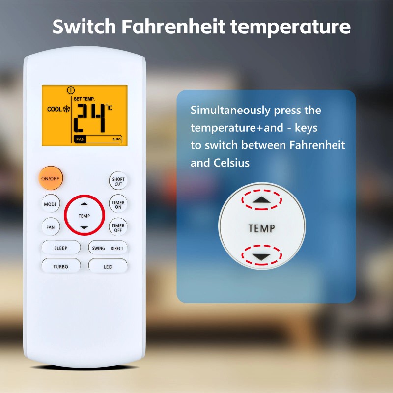Unbranded Remote Control For Midea MRCOOL FRIMEC Klimaire Air Conditioner