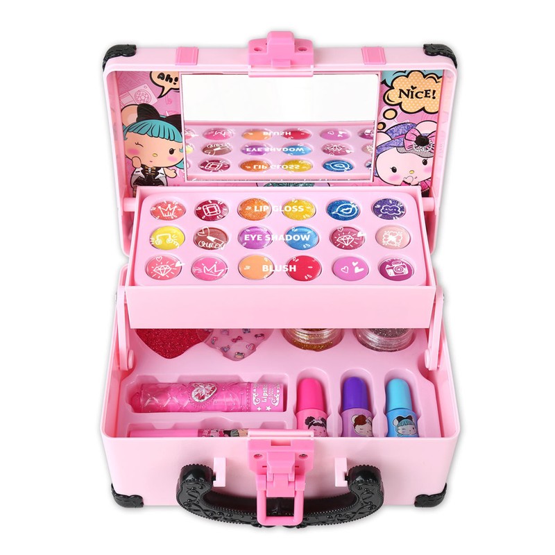 Children's Makeup Cosmetics Makeup Box Toy Stage Performance Eyeshadow Lip