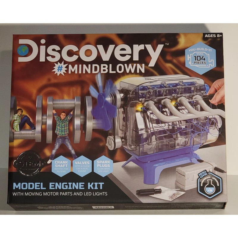 DISCOVERY MINDBLOWN Model Engine Kit - DIY (STEM) Four Cylinder