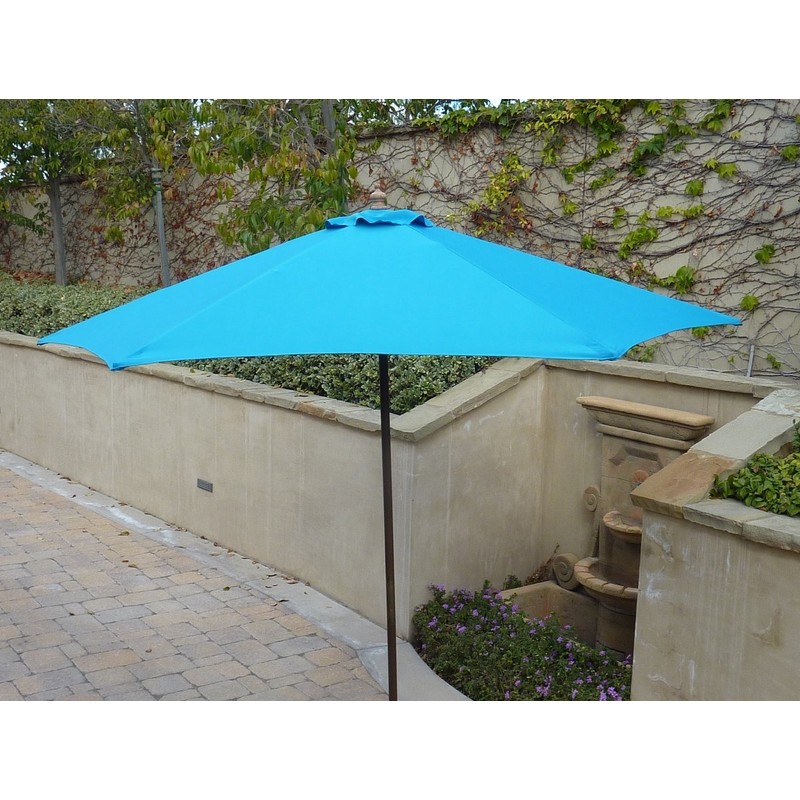 Formosa Covers 9ft Umbrella Replacement Canopy 6 Ribs in Teal