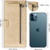LZSXDWXY Ultra Slim Thin Leather RFID Blocking Credit Card Holder