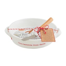 Mud Pie Cinnamon Roll Recipe, baker 2" x 9" dia | spatula 4" | card 3" x 2 1/4", WHITE