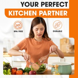 Cheer Collection Wooden Utensil Set - 7 Piece Cooking Utensils, Teak Wooden Spoons & Spatulas for Cooking, Heat Resistant, Non-Stick, and Safe Wooden Cooking Utensils