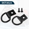 TUCKBOLD Car D-Ring Mounting Strap Rings 1/4 Inch Multi-Purpose Anchor