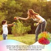 Cagemoga 18 Pack 2.36 Inch Stringy Balls Soft Rainbow Stringy