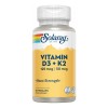 Solaray Vitamina D3 + K2 (60 Cápsulas) 5000iu Hecho En