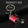 leechio 1 PC Car Shift Head Keychain, Mini Cool Keychains,