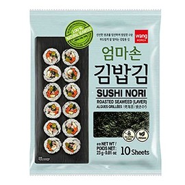 Wang Brand Sushi Nori Roasted Seaweed (10 Sheets) 23g