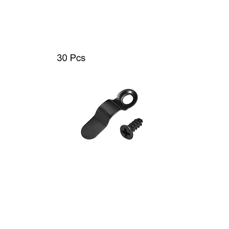 uxcell Frame Turn Button, 9/10" Metal Bow Shape with Screws