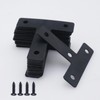 Joyangy 20pcs T Flat Shape Braces Corner Bracket, 60x60 mm