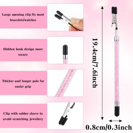 Thinp Bracelet Buddy - Bracelet Clasp Helper With Hook - Put On Yourself - Jewelry Helper Tool