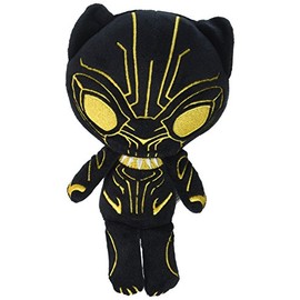 Funko Hero Plushies: Black Panther - Gold Glow Black Panther Collectible Plush