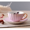 Jusalpha® Elegant Tea Cup and Saucer Set-Coffee Cup Set with