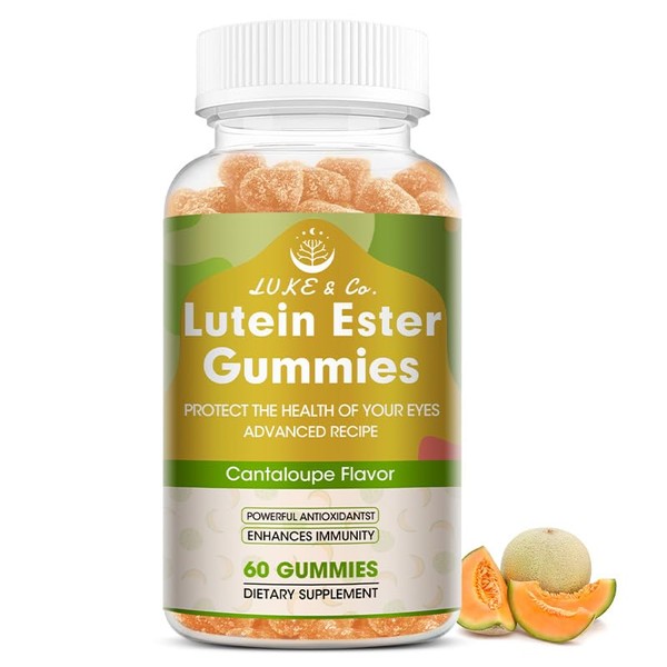 Lutein Ester 20mg - 60 Gummies in Cantaloupe Flavour