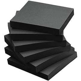 Early Buy 3x3 Sticky Notes Color Self-Stick Notes 6 Pads/Pack (Black)
