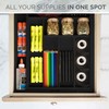 Masirs Expandable Bamboo Kitchen Drawer Organizer - Adjusts To Drawer